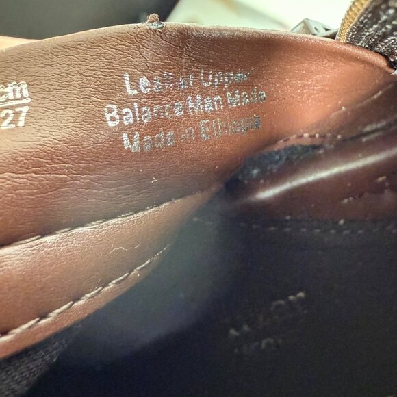 Naturalizer Womens Brown Leather Ankle Booties Size 10W Buckle Accent Comfort - Picture 11 of 14